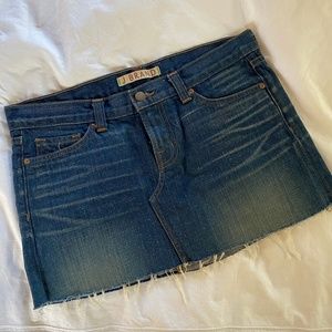 J Brand Denim Mini Skirt